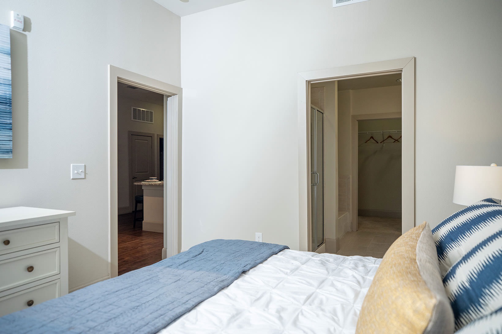 Bedroom bedroom with private bathroom