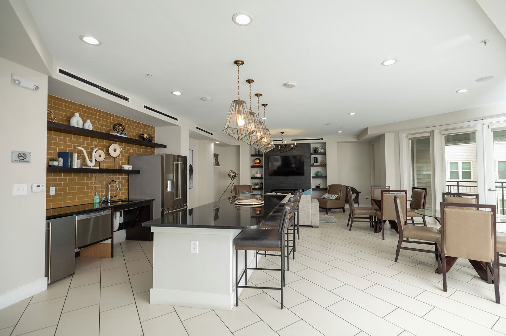 Clubhouse Kitchen spacious clubhouse with kitchen