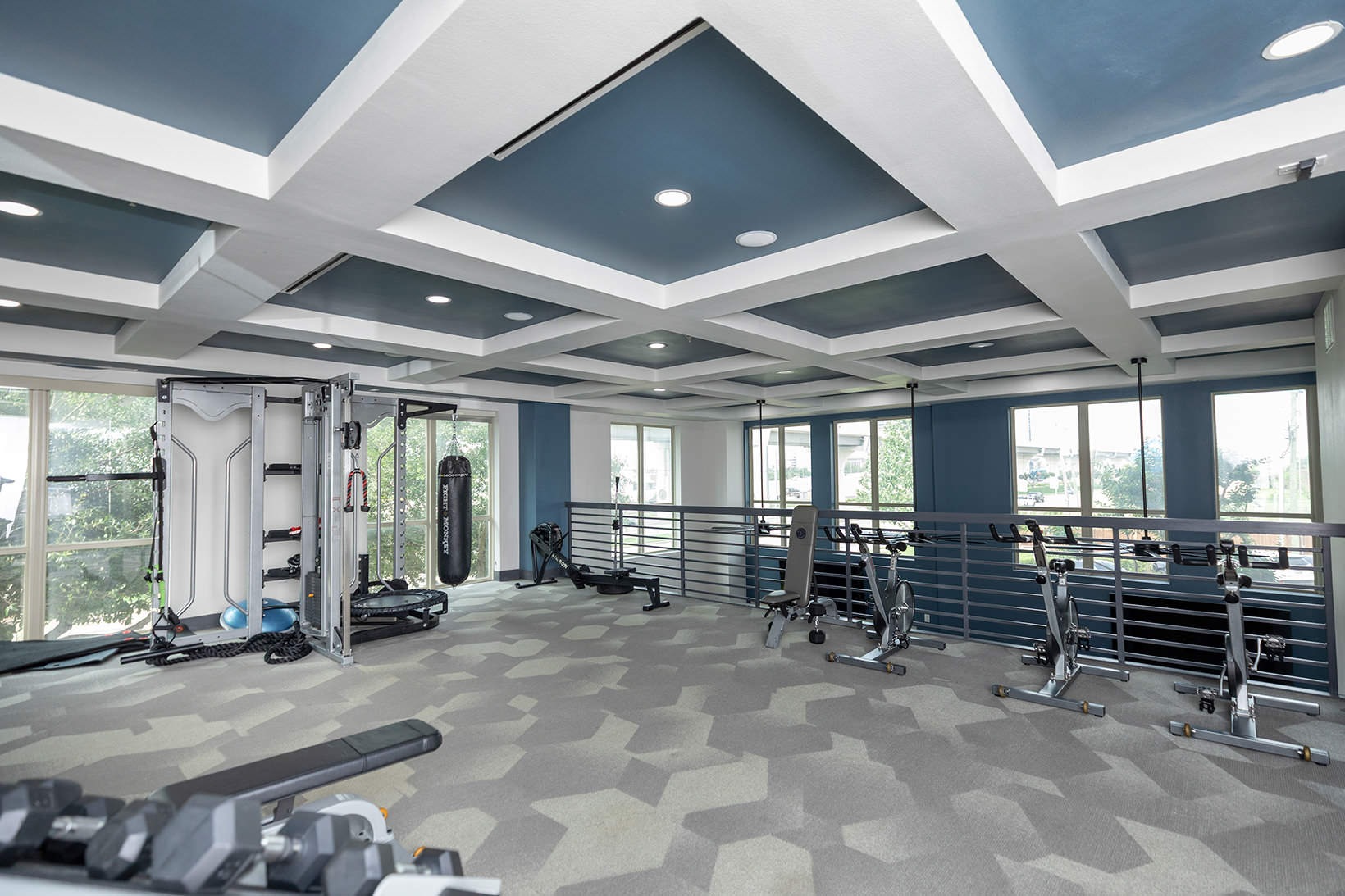 Gym second floor workout space
