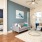 spacious living room with fireplace